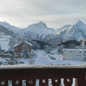 Plein Sud A Cote Jandri Express, Front De Neige, Vue Splendide, Label 2 Alpes, Classe 2 Etoiles Tourisme Appartement